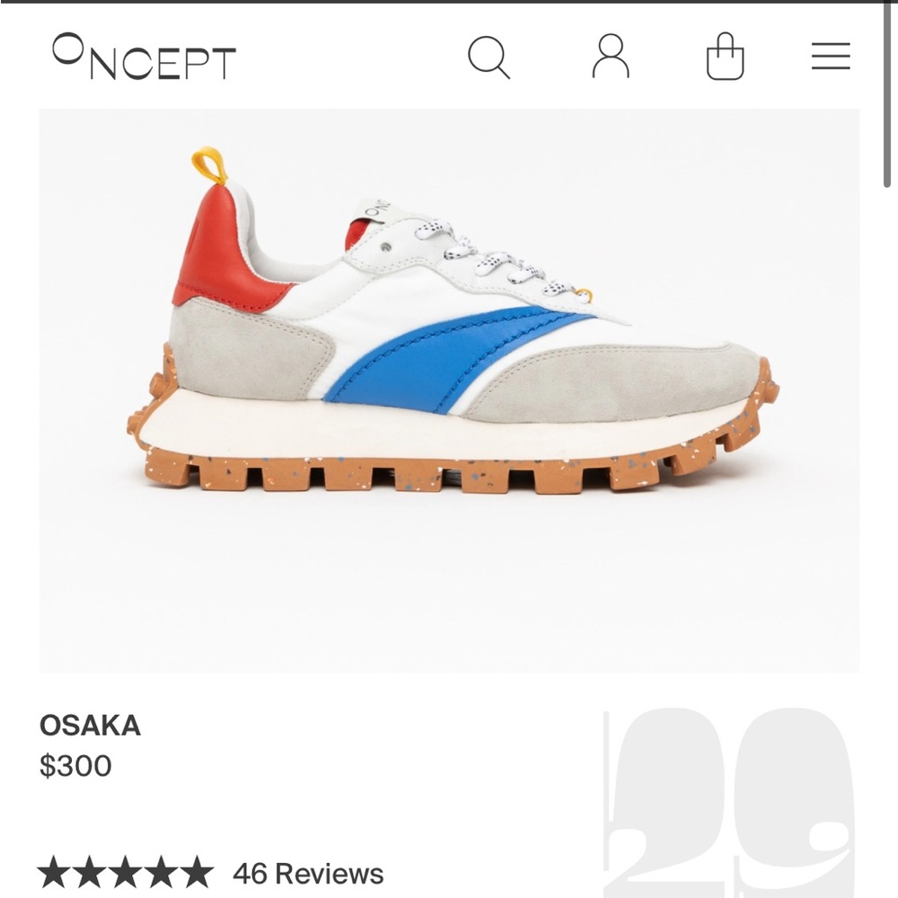 Women's Osaka Blue and Gray Trainers